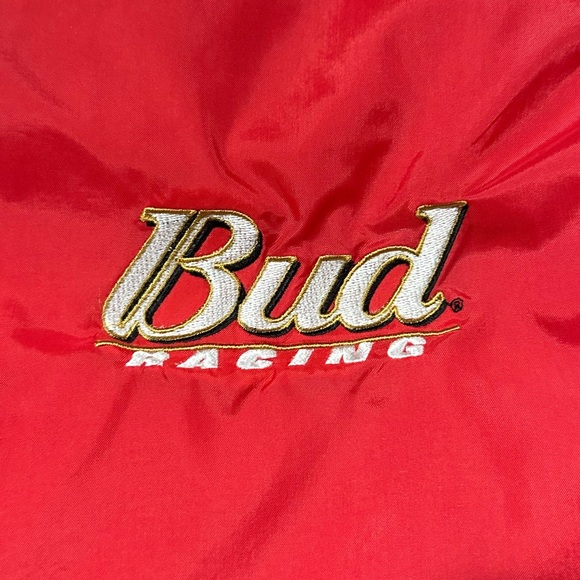 Vintage Bud Racing Dale Earnhardt Jr. Windbreaker Jacket - Picture 4 of 5